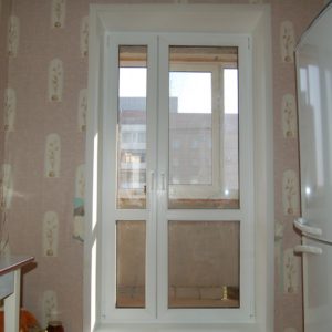 Противопожарная дверь для балкона / серия FRM33291